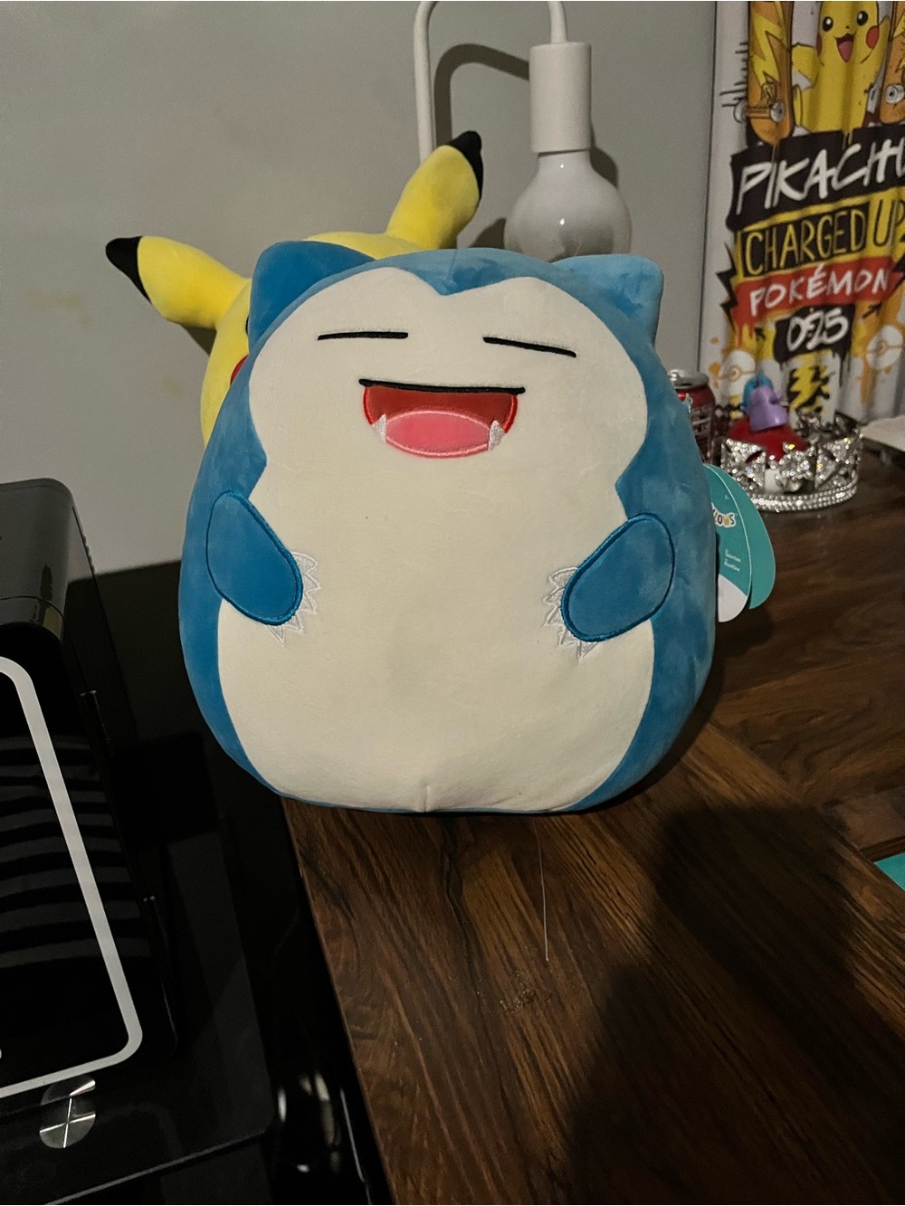 Squishmallows Blue & Cream Snorlax Plush